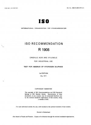 Retiro de ISO/R 1908-1971
