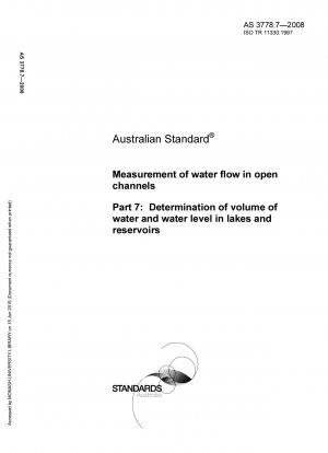 Medición del caudal de agua en canales abiertos - Determinación del volumen de agua y nivel del agua en lagos y embalses