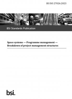 Sistemas espaciales. Gestión del programa. Desglose de las estructuras de gestión de proyectos