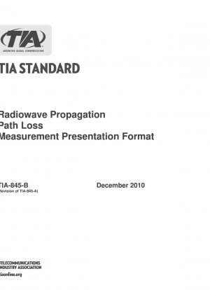 Formato de presentación de medición de pérdida de ruta de propagación de ondas de radio