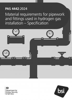 Requisitos de materiales para tuberías y accesorios utilizados en instalaciones de gas hidrógeno – Especificación